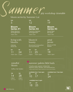 Bloom Series | 3-Class Package