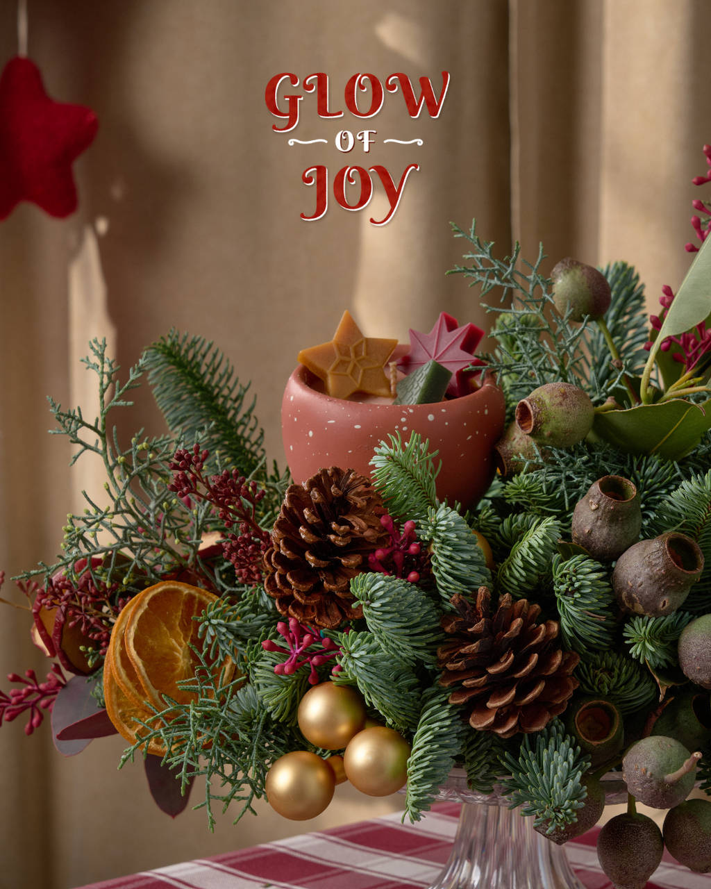 Glow of Joy | Candle Centrepiece Workshop